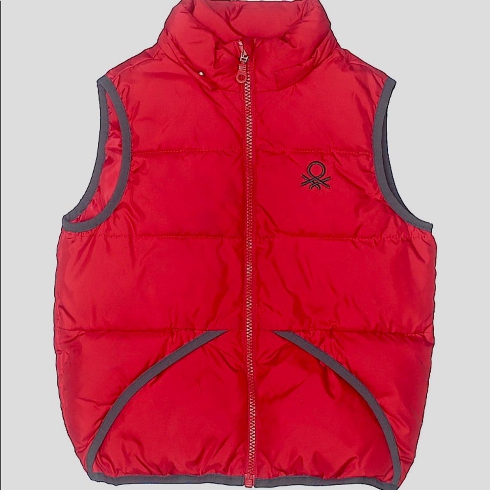 United Colors of Benetton Puffer Vest Size 4/5 - Picture 5 of 7